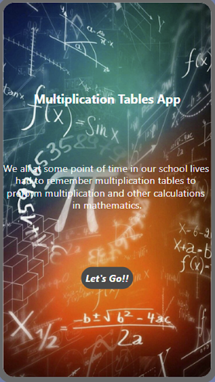 Download Multiplication Tables by Malek  APK