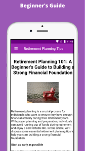 Download Retirement Planning Tips  APK