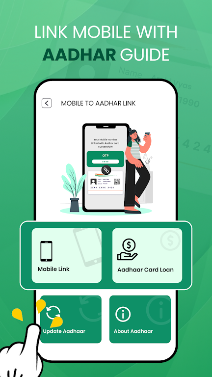 Download Link Aadhar To Mobile Number  APK