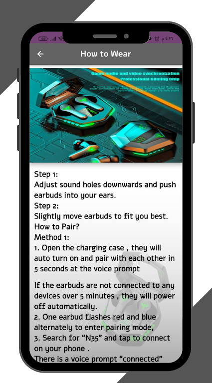 Download N35 Tws Wireless Guide  APK