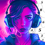 Download Neon Color by Number  APK