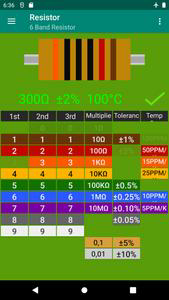 Resistor Calculator, Note Book