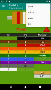 Resistor Calculator, Note Book