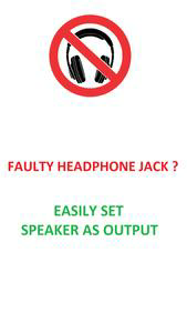 Disable Headphone