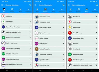 Electrical Calculation App