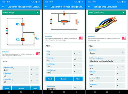 Electrical Calculation App