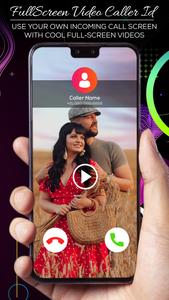 Full Screen Video Caller ID