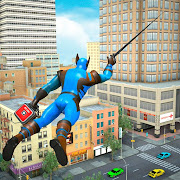 Flying Miami Rope Hero Vice 3D Mod APK 1.0 [Unlimited money]