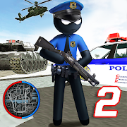 US Police Stickman Vegas Rope Hero City Gangster 2 Mod APK 1.2 [Unlimited money]