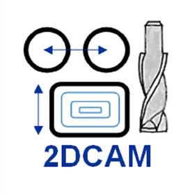 2DCAM and DXF Maker