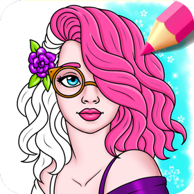 Hairstyle Coloring Book