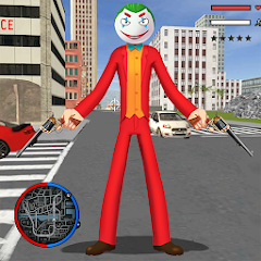 Amazing Joker Stickman Rope He Mod APK 1.0 [Unlimited money][Cracked]