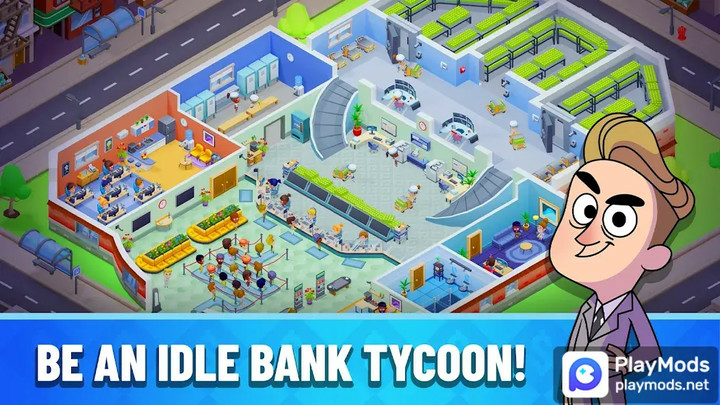 Idle Bank Tycoon: Money EmpireMod  Apk v1.22.1(Unlimited money)