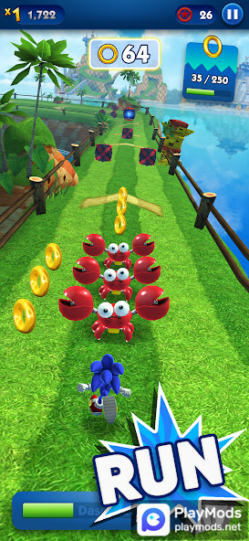 Sonic Dash - Endless RunningMod  Apk v7.4.2(Unlimited Money)