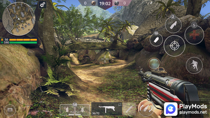 World War 2: Shooting GamesMod  Apk v3.95(Show Enemies)