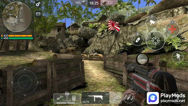 World War 2: Shooting GamesMod  Apk v3.95(Mod Menu)