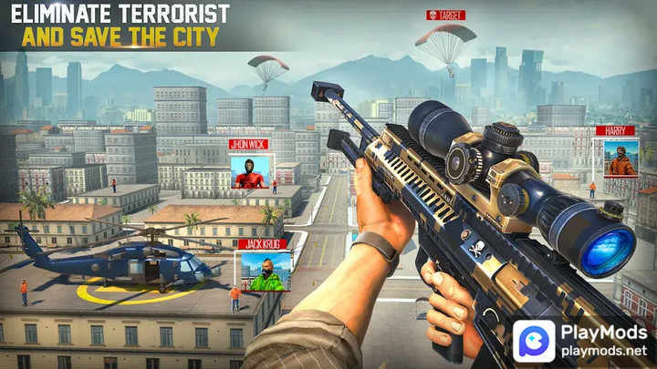 Sniper Games: Gun Shooter GameMod  Apk v4.30.2(Mod Menu)