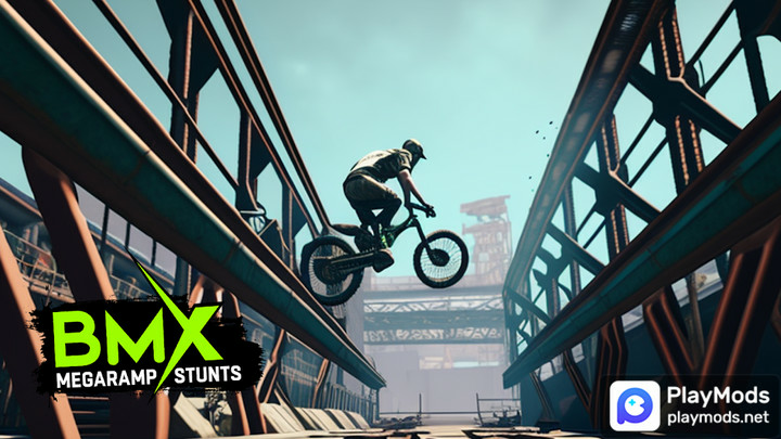 BMX Megaramp StuntsMod  Apk v2.0(Unlimited Currency)