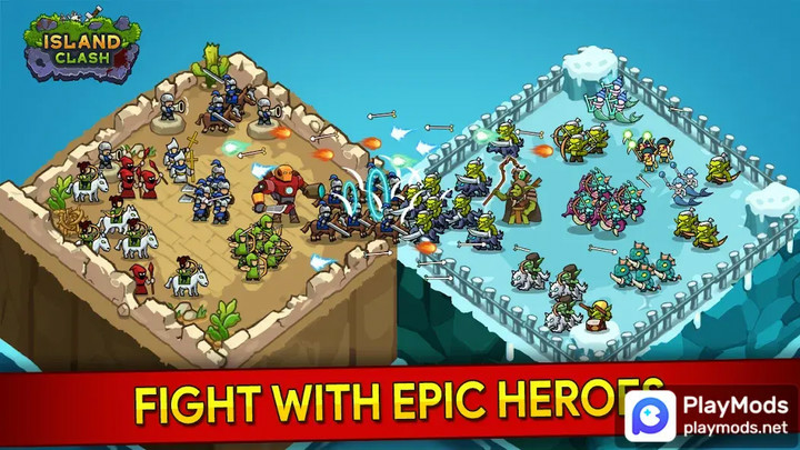 Island Clash - Idle WarsMod  Apk v1.0.1(Unlimited Diamonds)