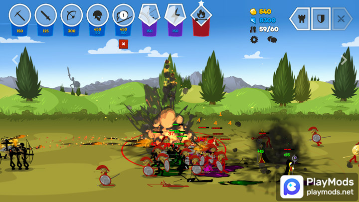 Stick War 3Mod  Apk v2023.2.3096(Unlocked Clothes)