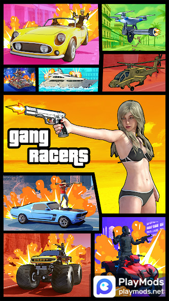 Gang RacersMod  Apk v1.32(No Ads)