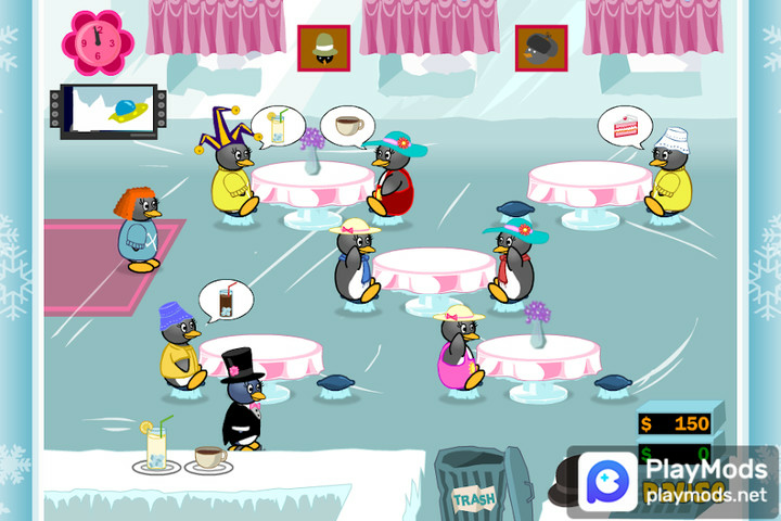 Penguin Diner 2: My RestaurantMod  Apk v1.2.83(Speed Hack)