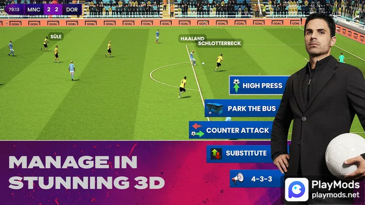 Soccer Manager 2024 - FootballMod  Apk v1.1.1(No Ads)