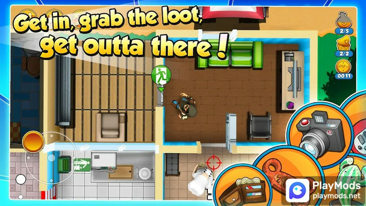 Robbery Bob 2Mod  Apk v1.9.10(Unlimited Gold)