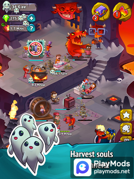 Idle Evil Clicker: Hell Tap Apk v2.23.8