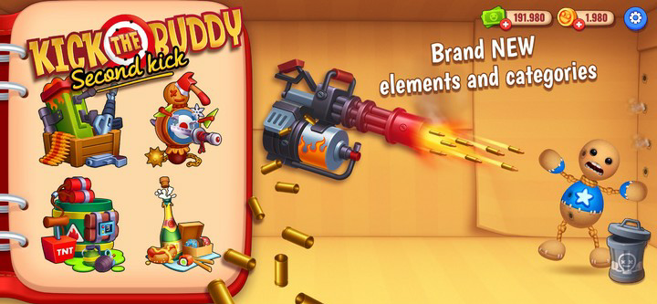 Kick The Buddy RemasteredMod  Apk v1.14.1501