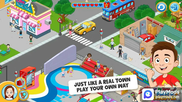 My Town Play Discover City Builder GameMod  Apk v1.45.9(Unlocked VIP)