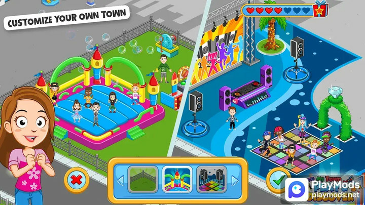 My Town Play Discover City Builder GameMod  Apk v1.45.9(Unlocked VIP)