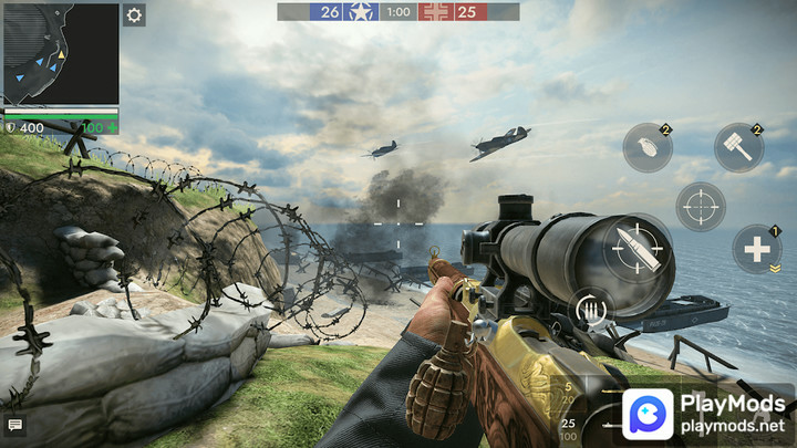 World War Heroes: WW2 FPSMod  Apk v1.41.0(Unlimited Ammo)