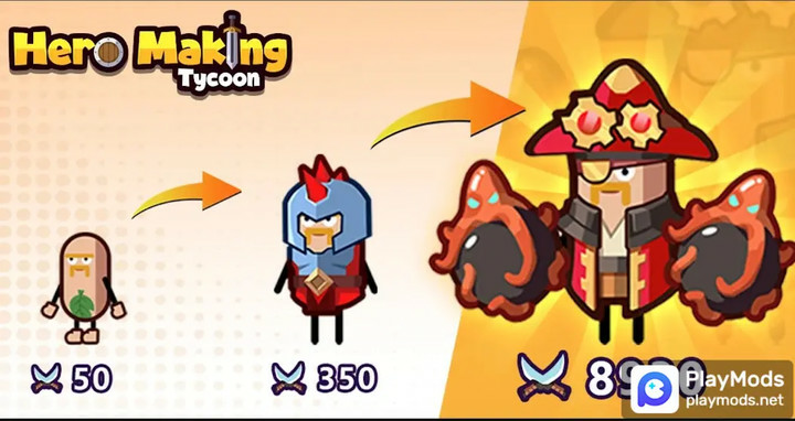 Hero Making TycoonMod  Apk v1.9.3(Unlimited Money)