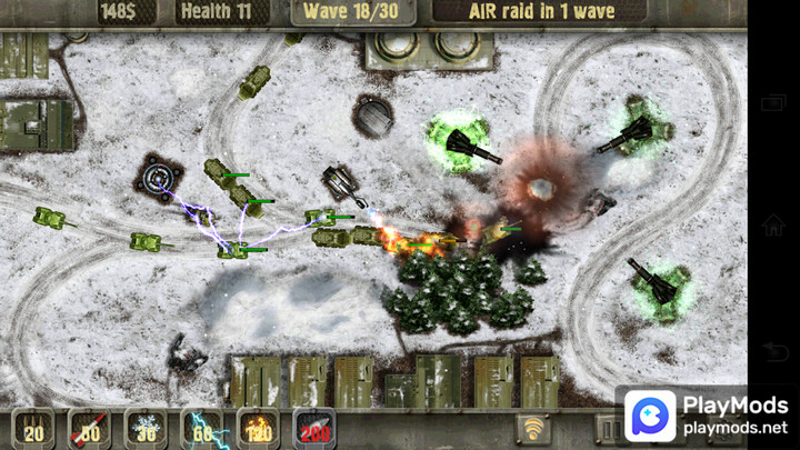 Defense Zone HDMod  Apk v1.11.0(Built-in menu)