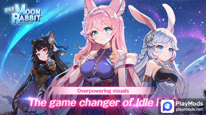 Idle Moon Rabbit: AFK RPGMod  Apk v1.41.1(Mod Menu)