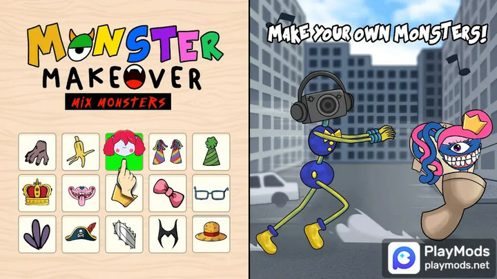 Monster Makeover, Mix MonstersMod  Apk v0.2.2(No Ads Free Rewards)