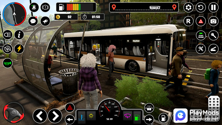 Bus Simulator : 3D Bus GamesMod  Apk v1.46(Unlimited money)