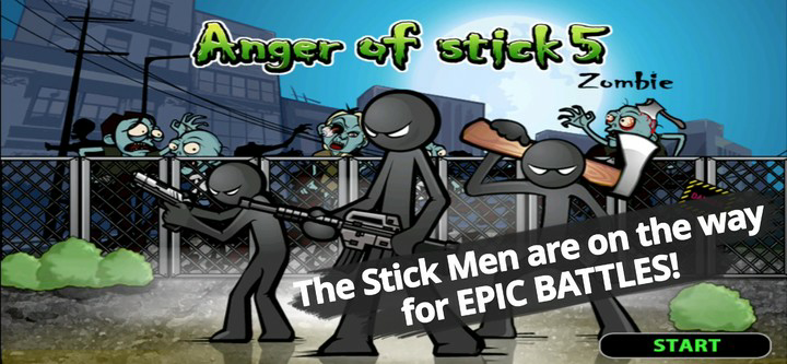 Anger of stick 5 : zombieMod  Apk v1.1.84