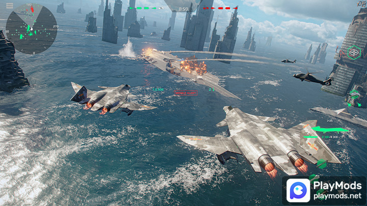 MODERN WARSHIPS: Sea Battle OnlineMod  Apk v0.73.0.12051508(Unlimited Ammo)