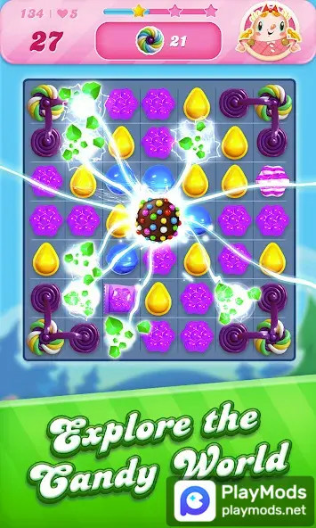 Candy Crush SagaMod  Apk v1.264.0.4(Unlimited boosters)