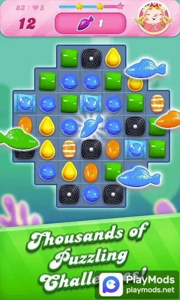 Candy Crush SagaMod  Apk v1.264.0.4(Unlimited boosters)