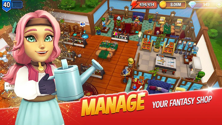 Shop Titans: Craft & BuildMod  Apk v14.3.1