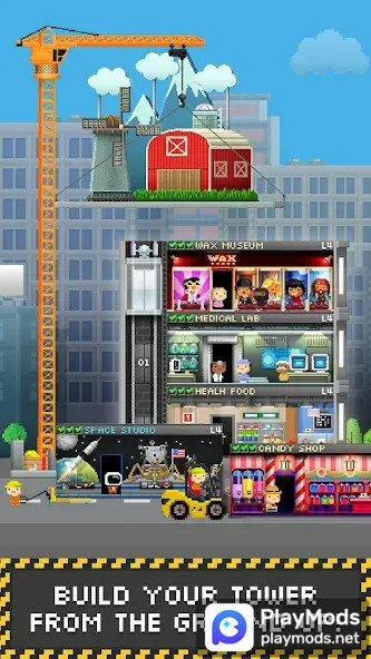 Tiny Tower: 8 Bit Retro TycoonMod  Apk v4.27.0(Unlimited Resources)