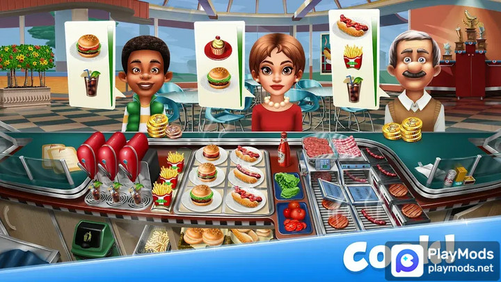 Cooking Fever Restaurant GameMod  Apk v19.1.1(Unlimited Money)