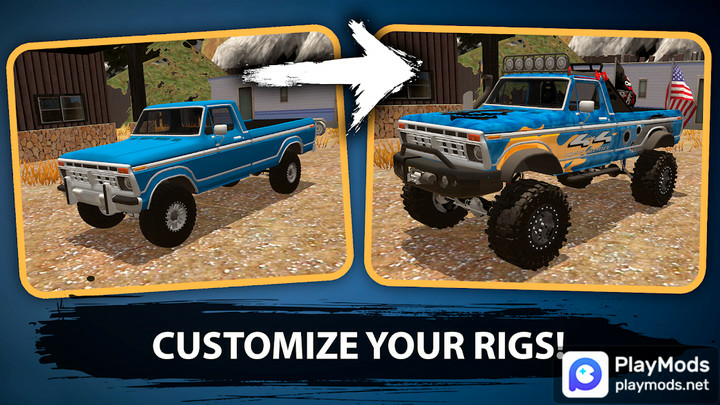 Offroad OutlawsMod  Apk v6.6.6(Unlimited Money)