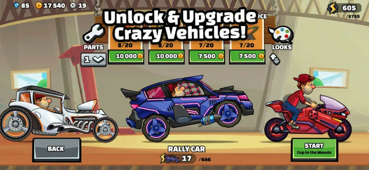 Hill Climb Racing 2Mod  Apk v1.57.0(Unlimited Gold)