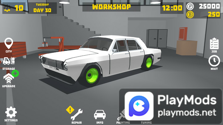 Retro Garage - Car mechanic simulatorMod  Apk v2.12.0(Unlimited Money)