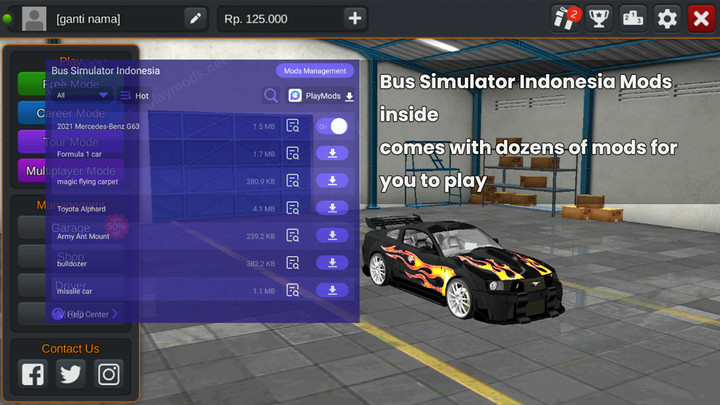 Bus Simulator IndonesiaMod  Apk v4.0.3(Mod Menu)