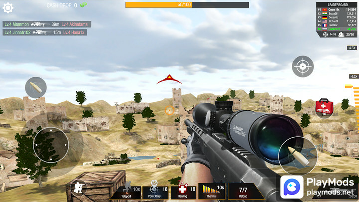 Sniper Warrior: PvP SniperMod  Apk v0.0.3(No ads)